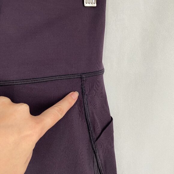 Lululemon Pace Perfect Crop (17") Boysenberry Size 4 - Picture 5 of 9